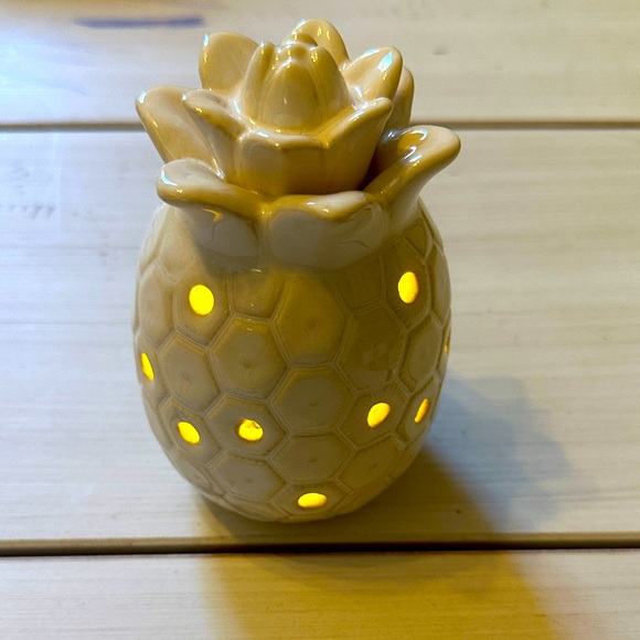 Other - NWOT Light Up Ceramic Pineapple